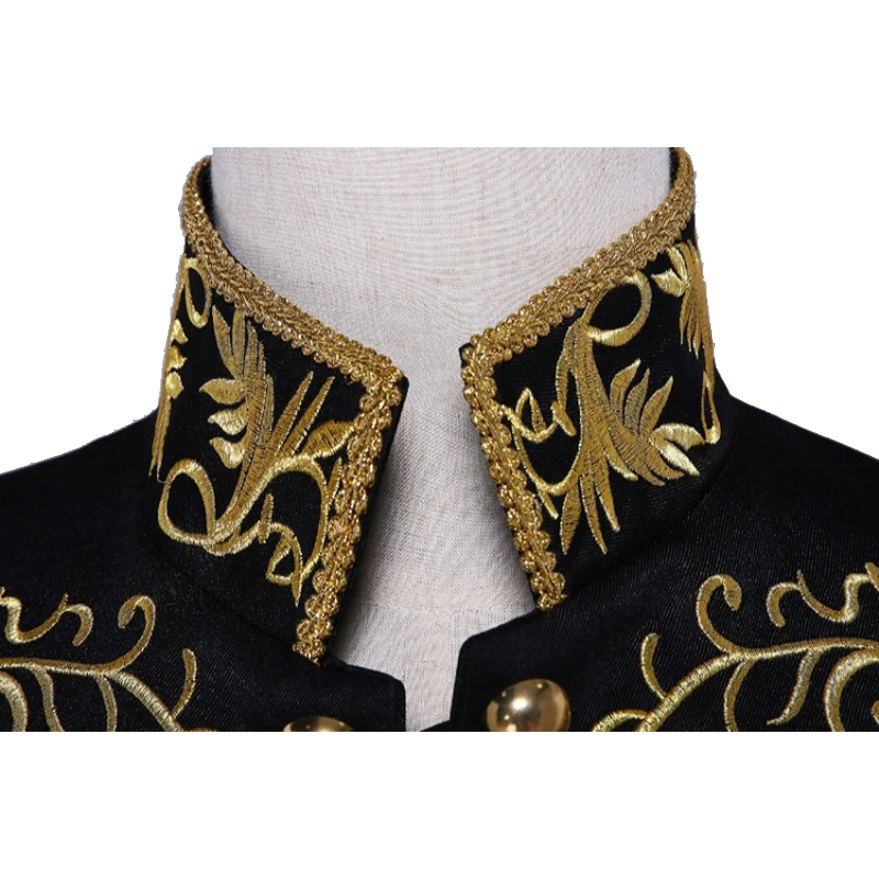 Shenrun Men&#39;s Black White Suit Jacket Sequins Embroidery Gold Silver Twinkle Tassel Blazers Slim Fit Stage Dress Singer Costumes