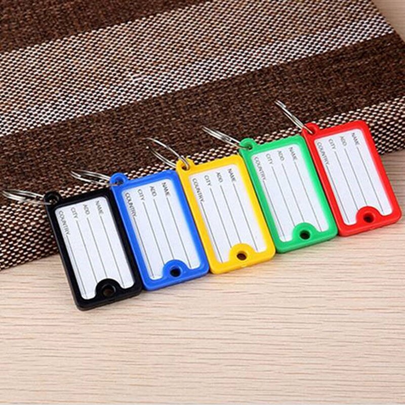 Botique-50 x plastic key tag identification tag