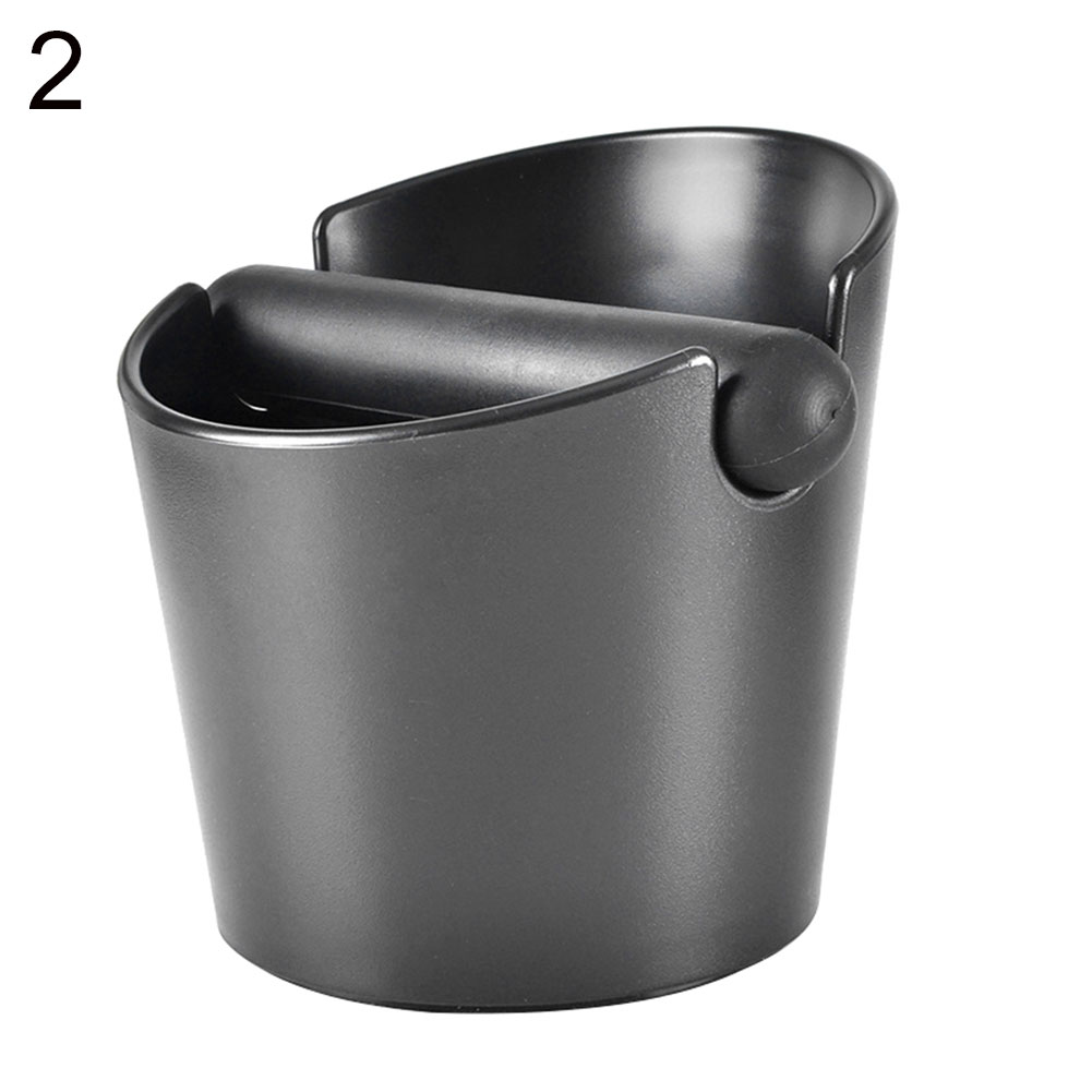 Abs Shock-Absorberende Espresso Klop Doos Anti Slip Koffie Grind Dump Bin Afvalbak Met Afneembare Klop Bar Voor barista: Black 2