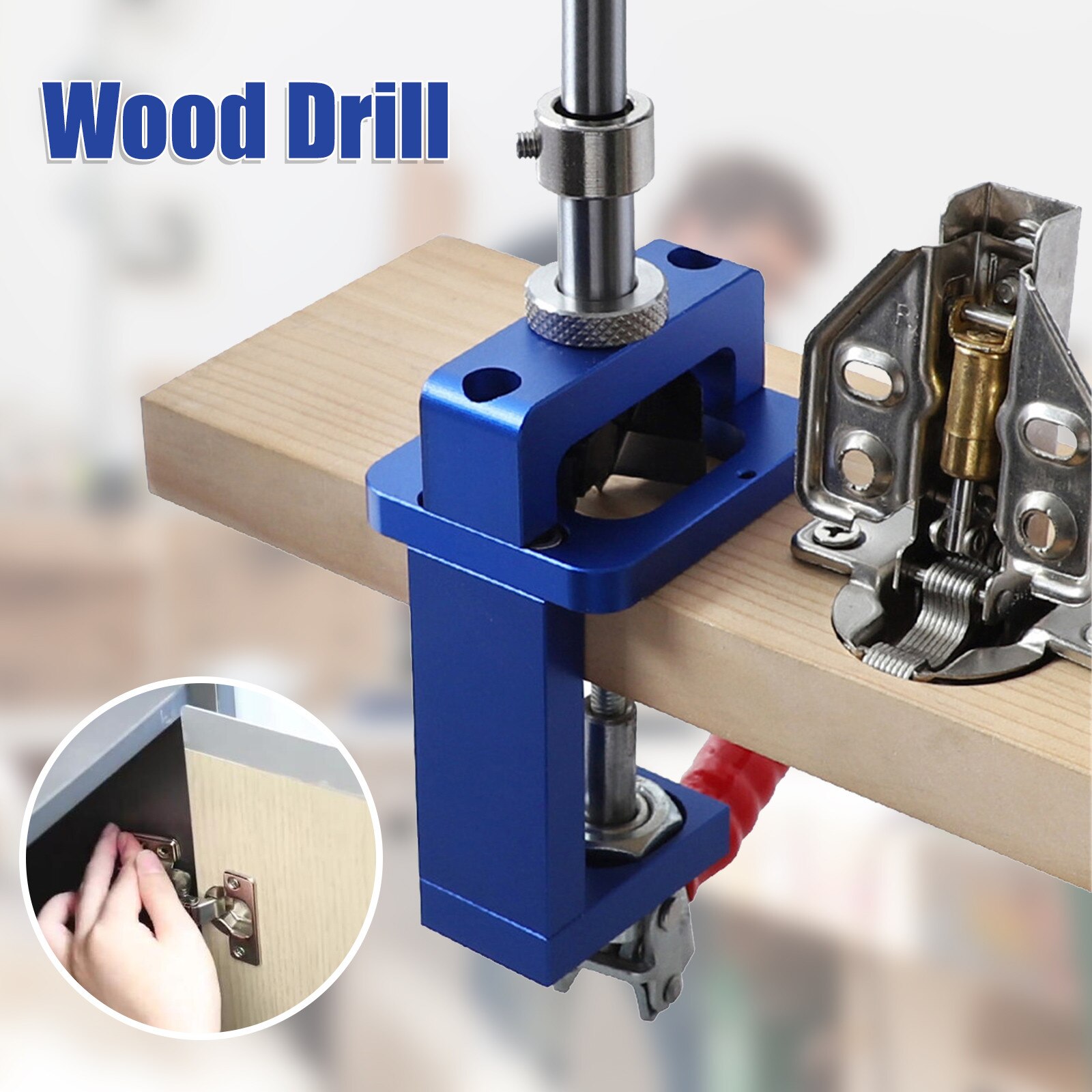 40# Cup Style Hinge Boring Hole 35mm Wood Boring Bit Wood Cutter Heavy Duty Woodworking Diy Tools Multifunction Tool Combination