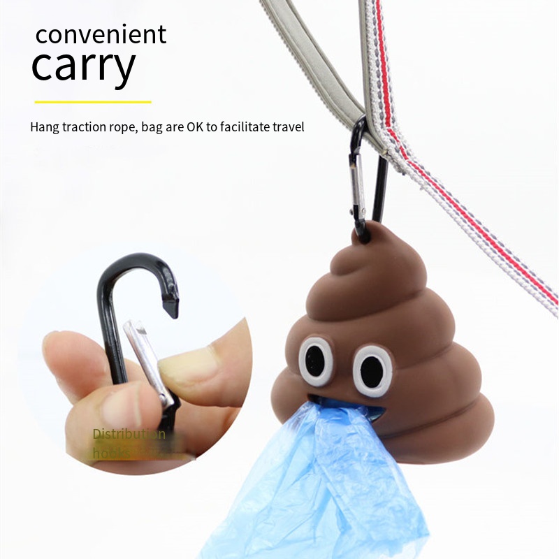 Portable Dog Poop Bag Dog Outing Supplies Dog Cleaning Tool Dog Accessories Easy To Carry Dog Poop Bag Box Dog Supplies