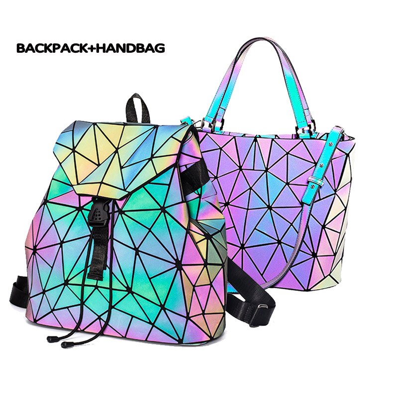 Ensemble géométrique variable sac à main lumineux sac à bandoulière sacs de luxe pour femme sacs à main de luxe femmes sacs concepteur: B AND H