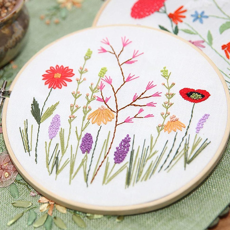 Cirkel broderisæt, broderisæt, håndarbejde broderi, korssting sæt, broderi til begyndere, diy kunst sy håndværk: 764605