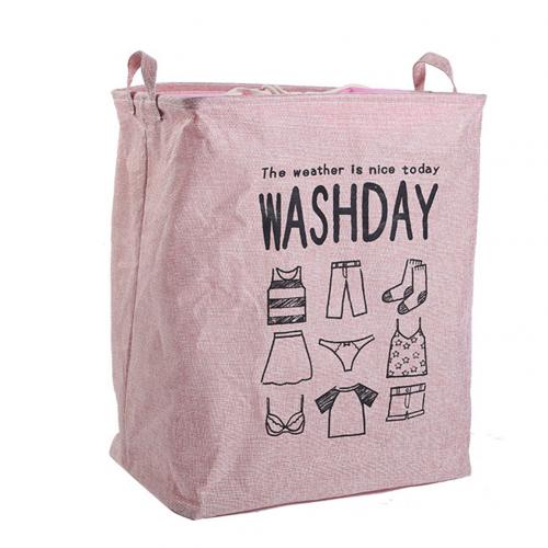 Foldable Large Capacity Clothes Underwear Socks Storage Box Basket Organizer: Pink