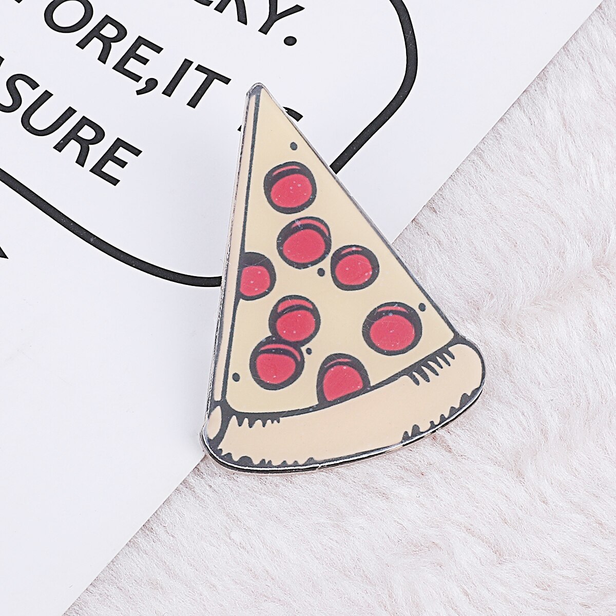 Søde akryl badges nåle til tøj/taske/sko dekoration badge rygsæk frugt pizza pin knap akryl broche: 8