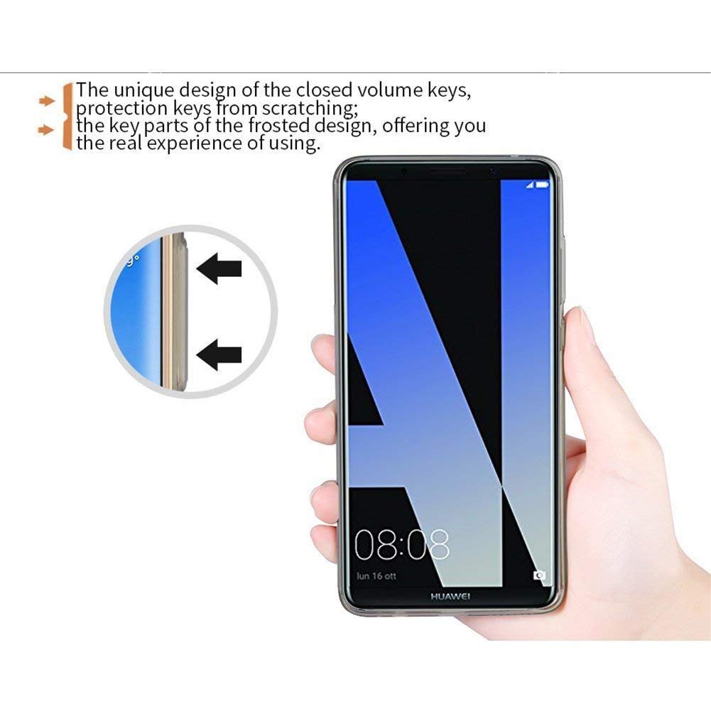 per Il caso di Huawei compagno 10 Compagno 10 Lite TPU silicone Trasparente Montato Cassa Molle Del Respingente per Huawei compagno 10 pro trasparente Della Copertura Posteriore