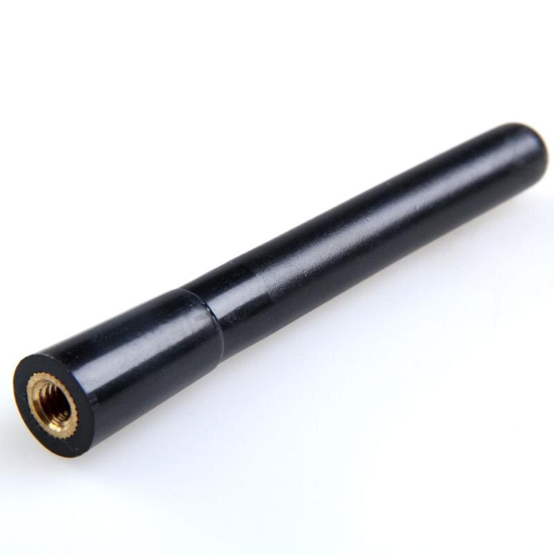 Rádio Do Carro Universal Antena Antenas 3.7 polegada Top Telhado Preto Curto Parafuso Extensão de Antena para Rádio Do Carro