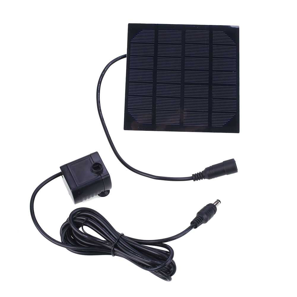Juego de fuente de agua Solar para jardín y piscina, Panel Solar para riego, accesorios para pecera doméstica, cascadas