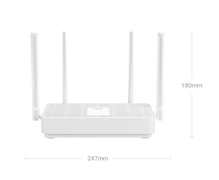 Xiaomi redmi router  ax5 qualcomm 5- core wifi 6 mesh netværk fuld gigabit port 5g dual-band trådløs hastighed hjem stor lejlighed
