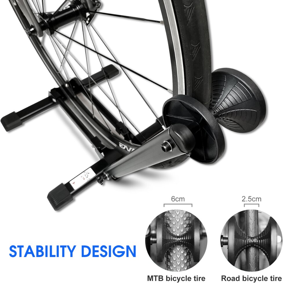 SHANREN Foldable Alloy Cycling Parking Rack Bike Foldable Stand Bicycle Storage Display Repair Stand Bicycle Floor Parking Rack