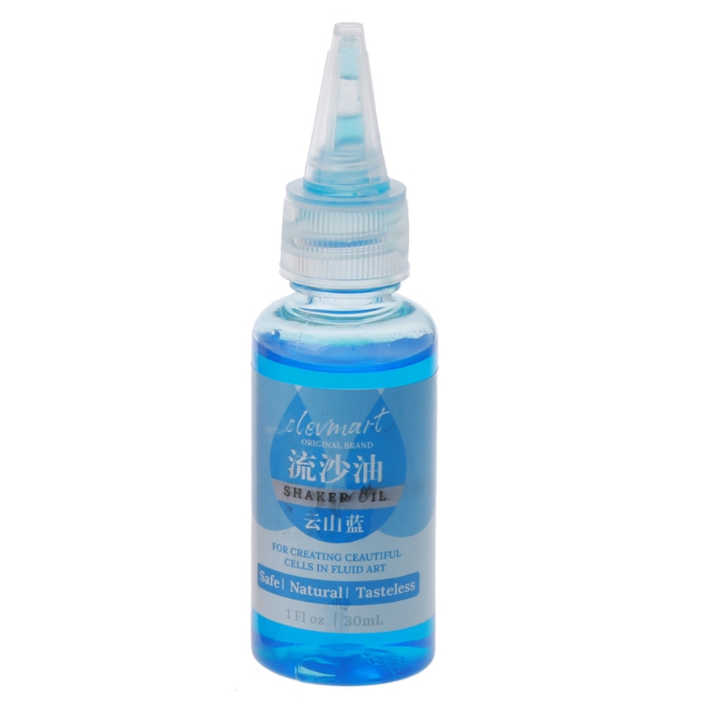 Huile de coulée en Silicone acrylique UV résine époxy, moule en Silicone, flux liquide huile d&#39;art résine Shaker huile de sable mouvant artisanat d&#39;art 30ml: BL