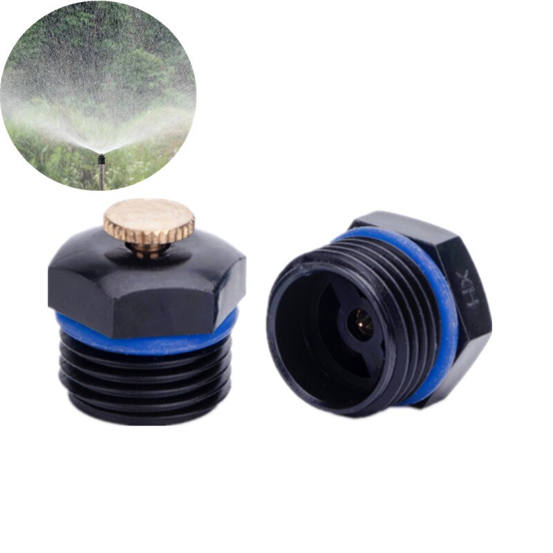 Snabb 1pc 1/2 " plast justerbar gräsmatta spray bevattning trädgårdsodling finfördelning mikromunstycke trädgårdsutrustning