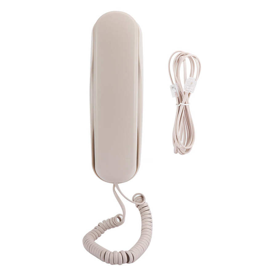 Teléfono colgante de pared TC990 ABS Beige, mesa de doble uso para Hotel, habitación de invitados, ascensor familiar, Baño