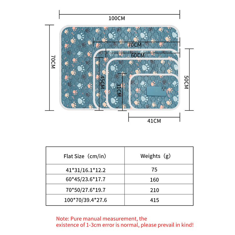 Mata chłodząca dla zwierząt z nadrukiem cyfrowym, tkanina o fakturze ptasiego oka i chłonna bawełna - wodoodporna i antypoślizgowa z TPU, idealna robić legowiska dla zwierząt.