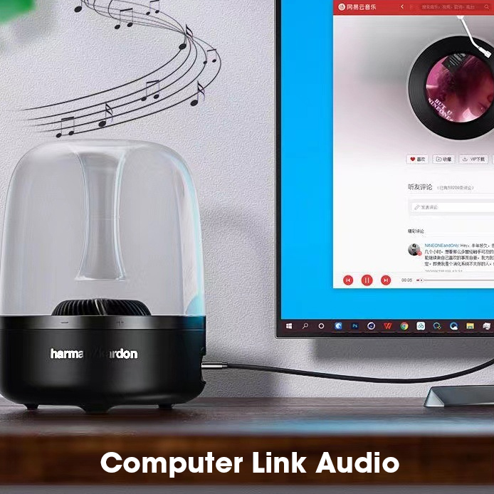 Kabel audio Aux 3,5 mm pod kątem prostym męski do męskiego posrebrzany kabel pomocniczy HiFi do słuchawek samochodowych iPhone 1/2/3 metra