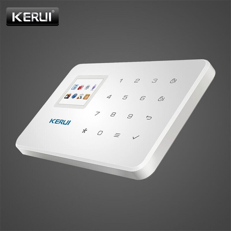 Sistema de alarma GSM KERUI G18 para casa, Sensor de movimiento residencial, aplicación de Control inteligente, Kit de sistema de alarma antirrobo