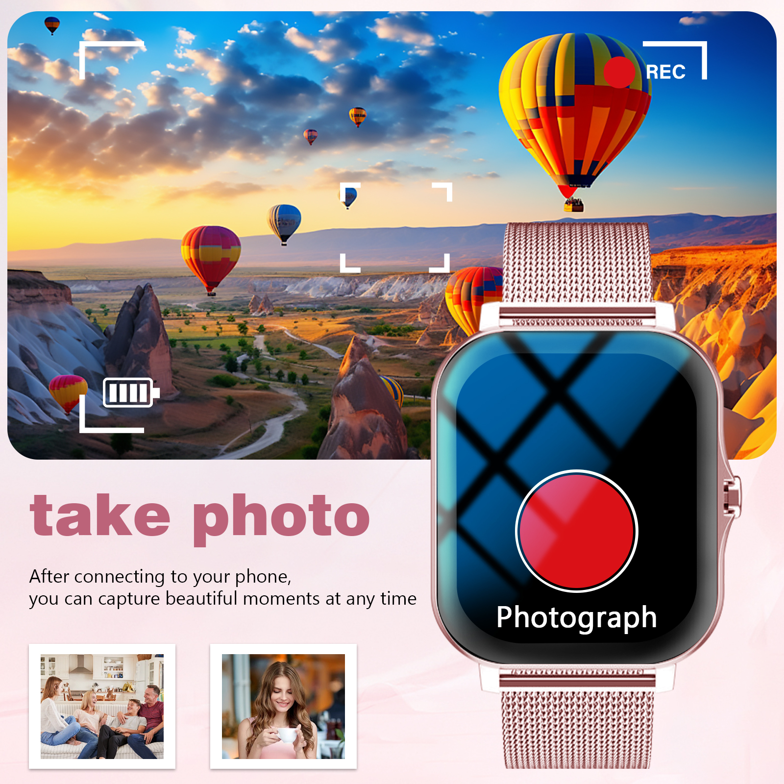 Smartwatch, Talk/Dial wireless, modalità multi-sport per uomo e donna, compatibile con IPhone/Andriod