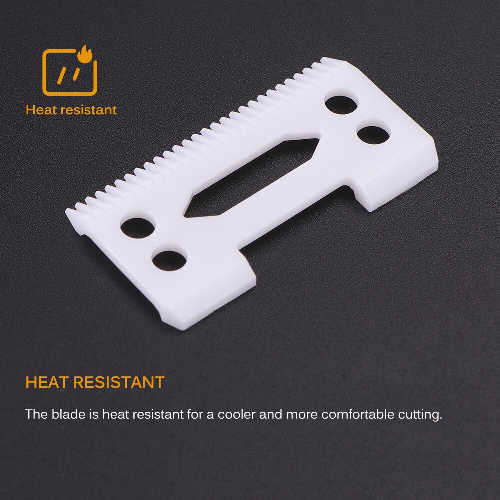 1PCs Magic Clip 2 Holes Hair Clipper Blade Cutter Electric Clipper Blades Ceramic Blades Shear Clipper With Box Blade Knife