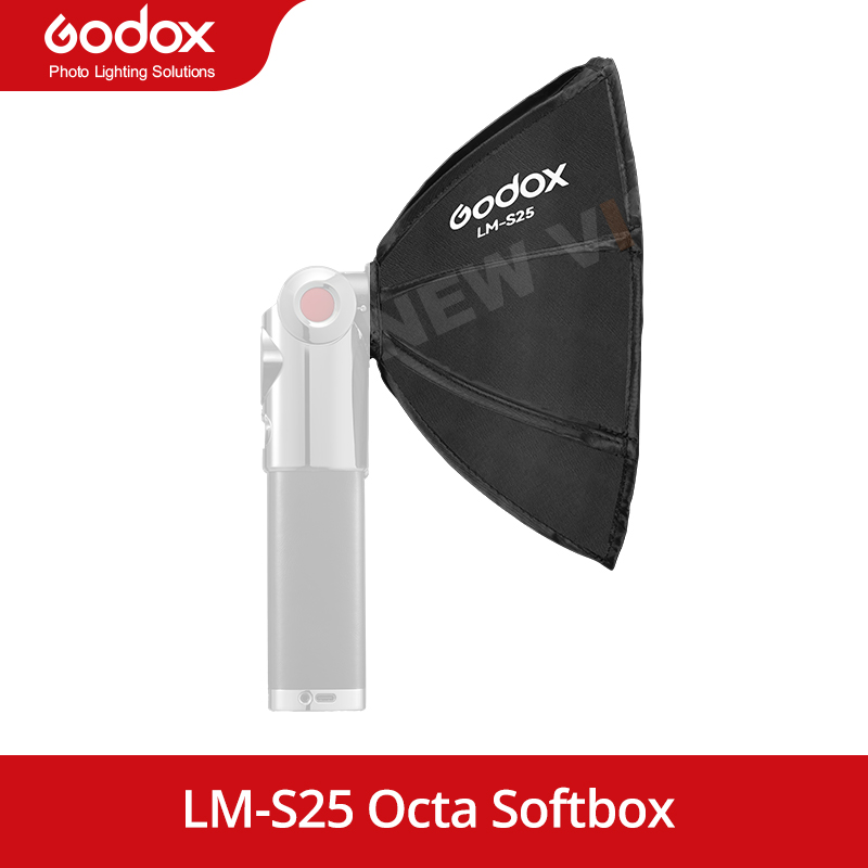 Godox Lux Master Accessories LM-S25 Octagonal Softbox LM-R27 Fan Type Reflector LM-R28 Reflector with Dome for Lux Master Flash: Orange