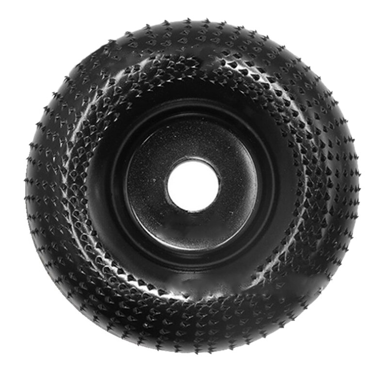 Wood Grinding Wheel Rotary Disc Sanding Wood Carving Abrasive Disc Wood Angle Grinding Wheel Sanding Carving Rotary Tool: 100mm black