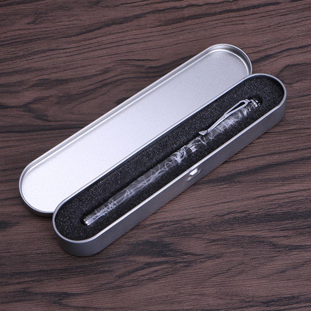 Plumier en aluminium argenté stylo boîte de rangement papeterie organisateur école utilisation de bureau