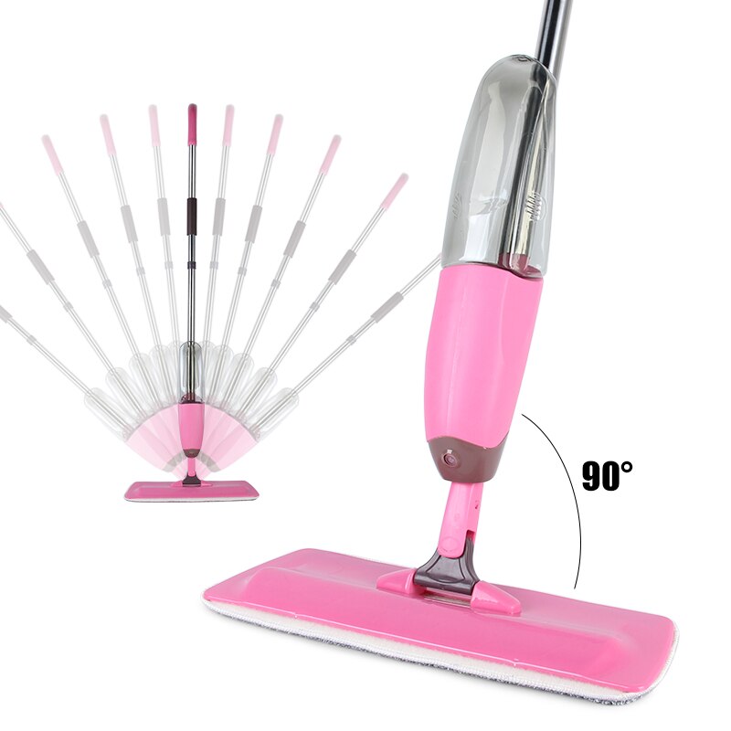 Spray Mop For Floor Clean Window Cleaner 360 Rotating Wooden Ceramic Tile Flat Mops For Home Cleaning Household Microfiber Pad