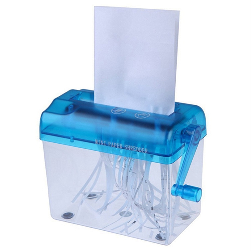 Portable Mini-Shredder Manual Shredder Manual A6 Paper Cutting Tool Office Household Desktop Paper Shredder