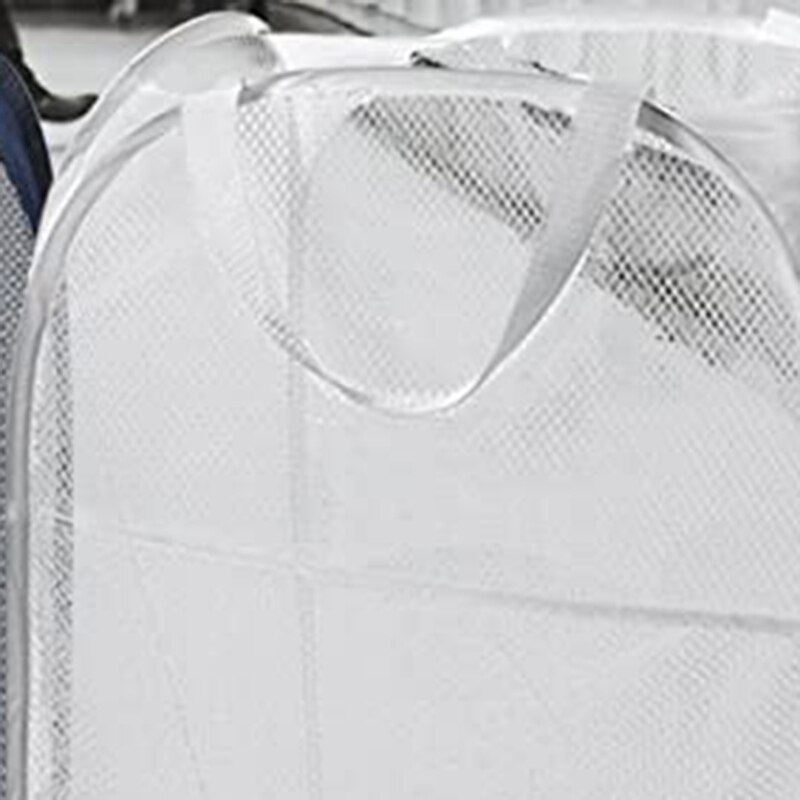 Opvouwbare wasmand, draagbaar, duurzame handgreep, opvouwbare opbergruimte, gemakkelijk te openen. de opvouwbare wasmand