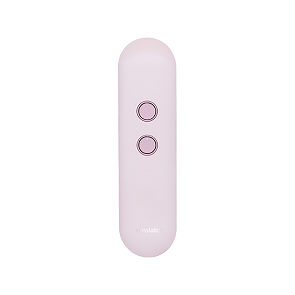 T4 Smart Voice Language Translator 42 Kinds Of Languages Mini Convenient Voice Translation Compatible Android And IOS System: pink