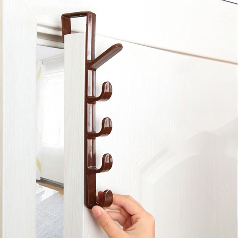 Hat Clothes Bag Hanger Hook Holder Cupboard Door Kitchen Cabinet Back Style Garbage Bags Storage Holder Rack Organizer Hanging
