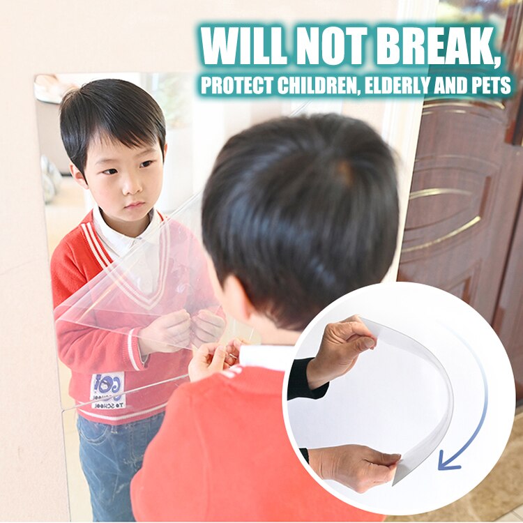 1PCS Soft Mirror Sticker Mirror Full Body Mirror P... – Grandado