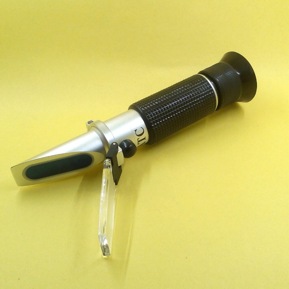 Handheld Brix Meter 0-20% Zucker Tester Salzgehalt Meter Gefrierpunkt Meter Meerwasser Hydrometer Handheld Refraktometer