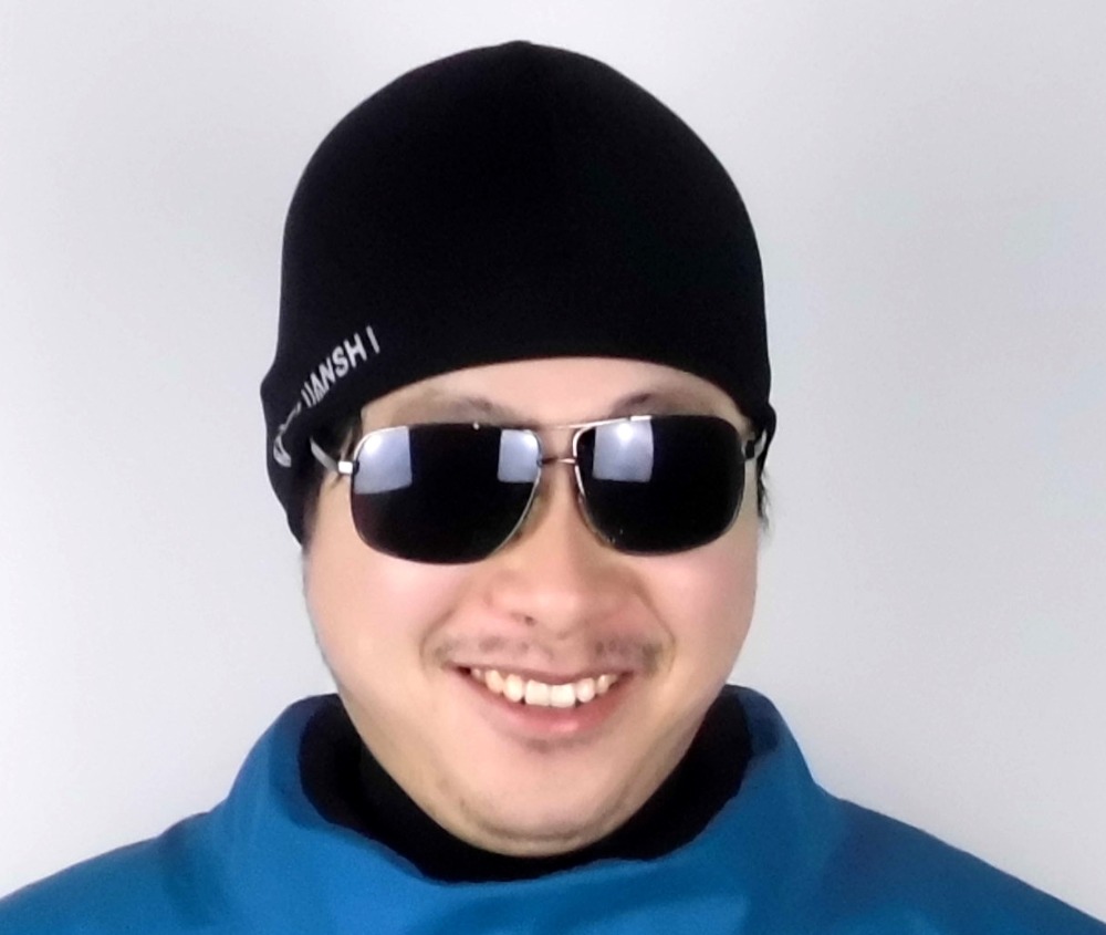 ELUANSHI cycling cap bicycle bandana hat bike headscarf pirate biker sports scarf Warm and breathable black super elastic