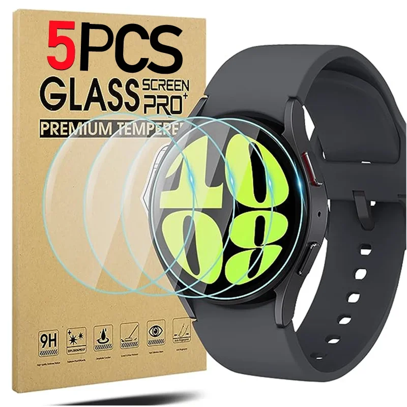 Protector de pantalla para Galaxy Watch 6 Active 2 3 4 6 Classic 5 Pro película protectora de vidrio templado para Samsung Gear S2 S3 Frontier