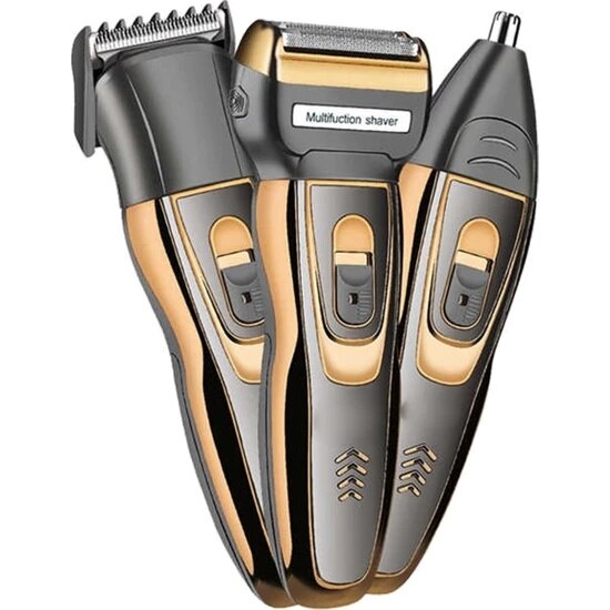 Yopigo-máquina de afeitar 3 en 1 para hombre, recortadora de barba y pelo de nariz, modelo , cuidado Masculino