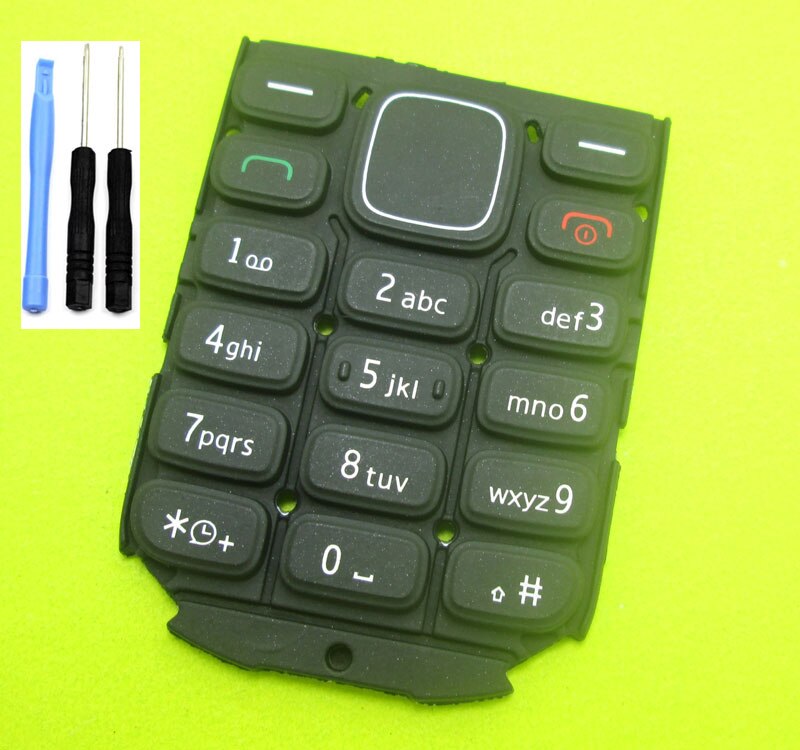 Replacement Keypad Keyboard Buttons for Nokia 1280 Black & Screwdriver Tools