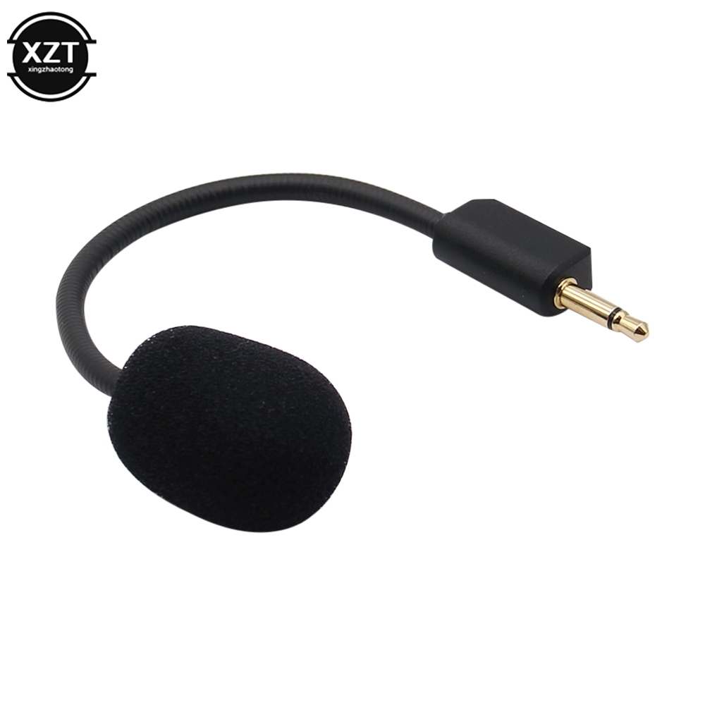 Mic Microphone for Razer BlackShark V2 and V2 Pro Wireless Gaming Headset 3.5mm Detachable Game Boom Microphone with Foam