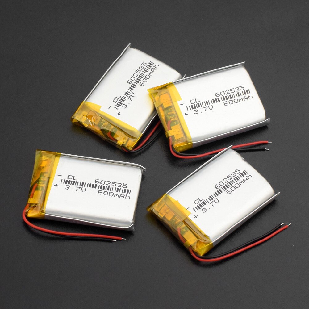 602535 Lithium Polymeer Batterij Oplaadbare Li Ion Mobiele Vervanging 2 Stuks 3.7V 602535 Li Po Batteria Voor Navigatiesysteem gps
