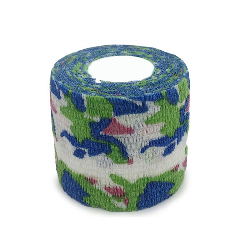 6 st / set husdjur tryck elastisk tejp färg självhäftande bandage finger handled sport knäskydd stöd fasta bandage