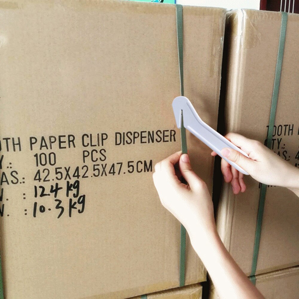 Coupe-papier en plastique Flexible pour la découpe de papier d'emballage blanc, outil de découpe de papier d'emballage de noël, 1 pièce