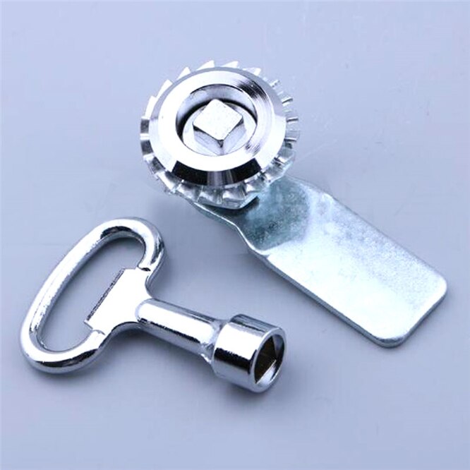 1 set Zinc Alloy MS705 Triangular lock Gas Meter Lock Key Gas Electric Meter Box Latch Cam Locks Drawer lock
