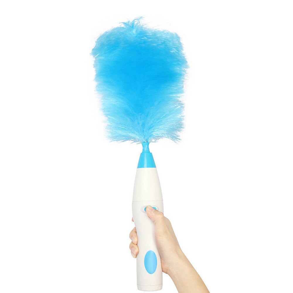 Portable adjustable charging dust remover rotary feather duster cleaning brush retractable practical furniture cleaning tool
