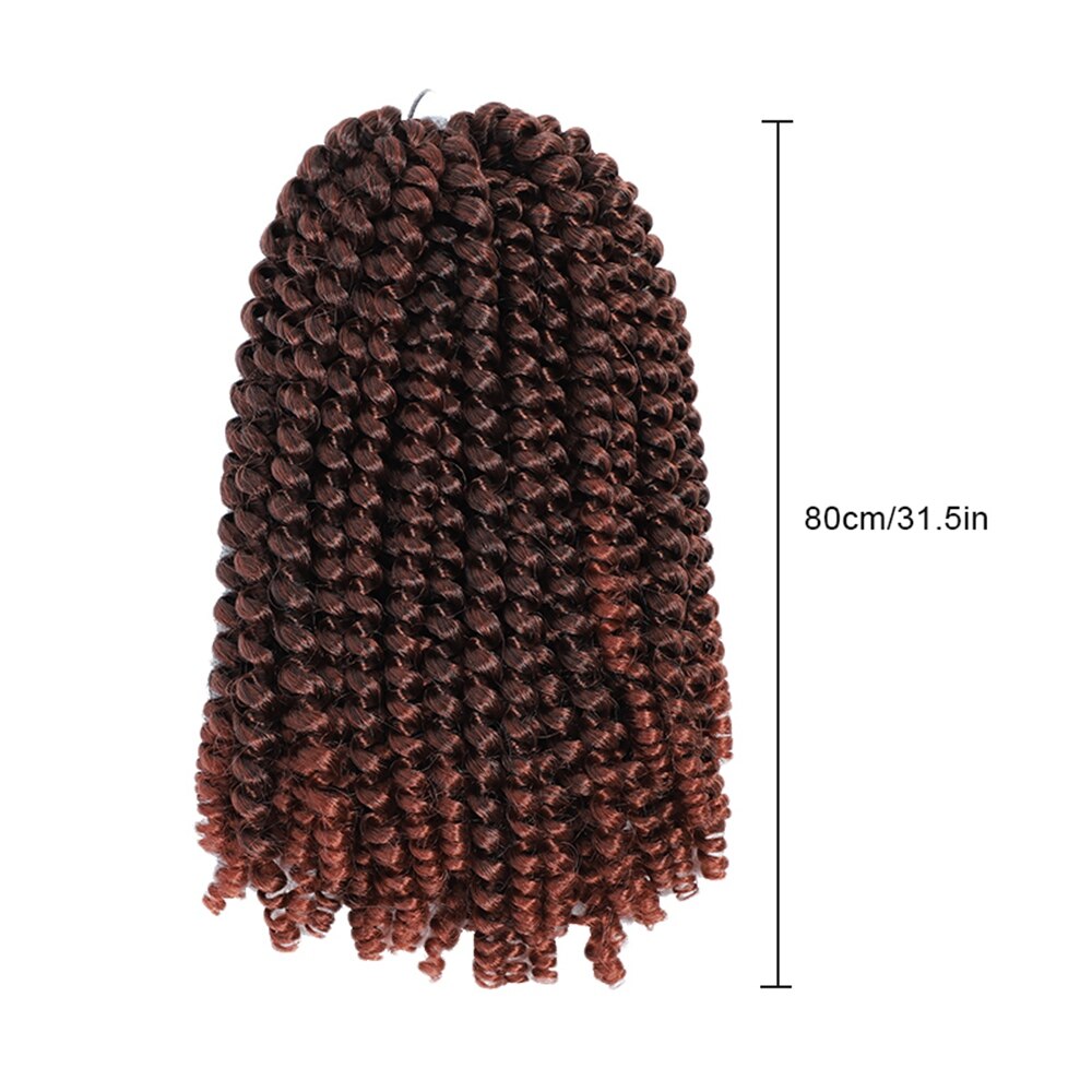 Spring Crochet Twist Hair Curly Natural Braids Braiding Hair Kinky Curl Synthetic Hair Extension