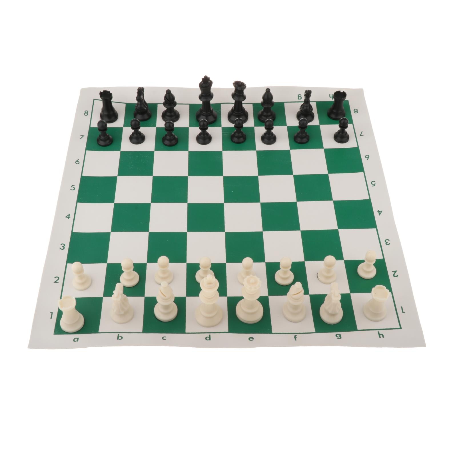 Folding Travel Portable Chess Set 53x10cm Plastic Chessboard for Kids Adults