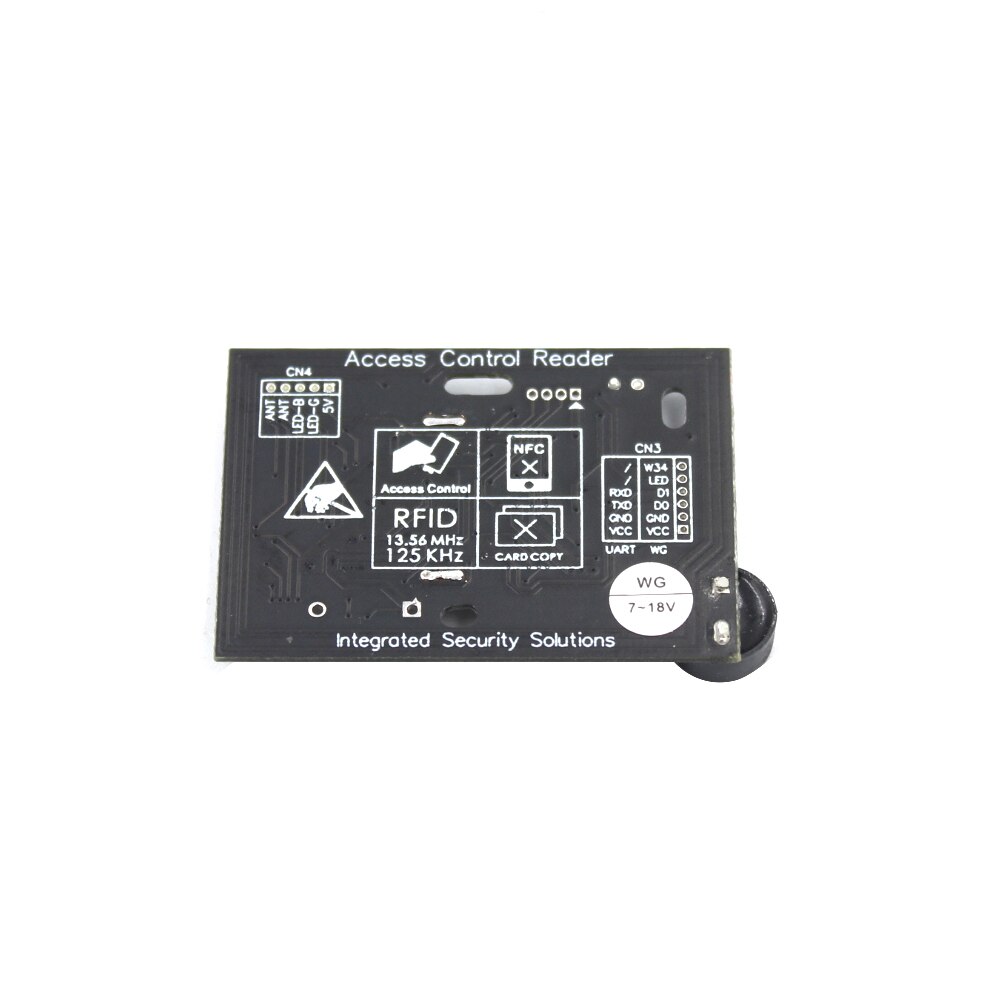 RFID card reader 125KHZ Access control inductive card reader module with Wiegand 26 reader