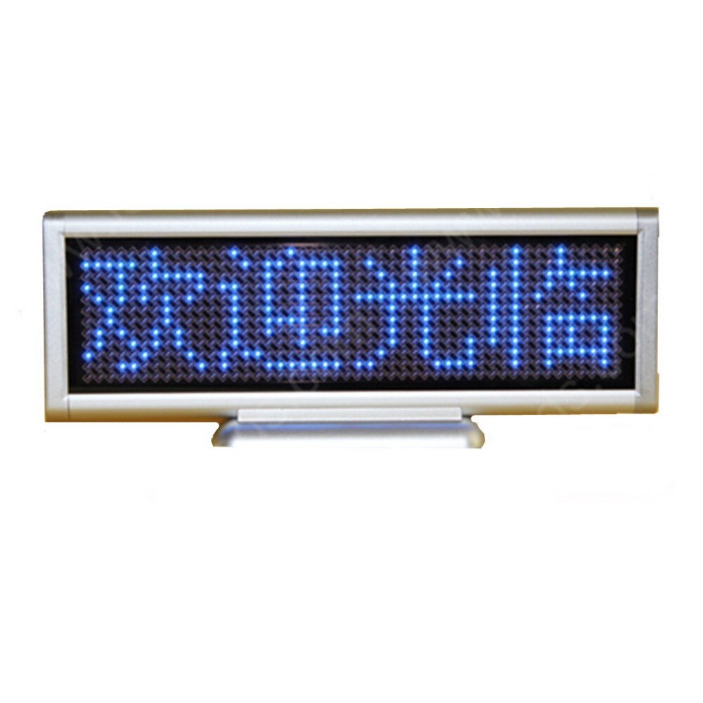 22cm led skylt usb laddning rullande programmerbar mobil rullinformation inomhus led display board