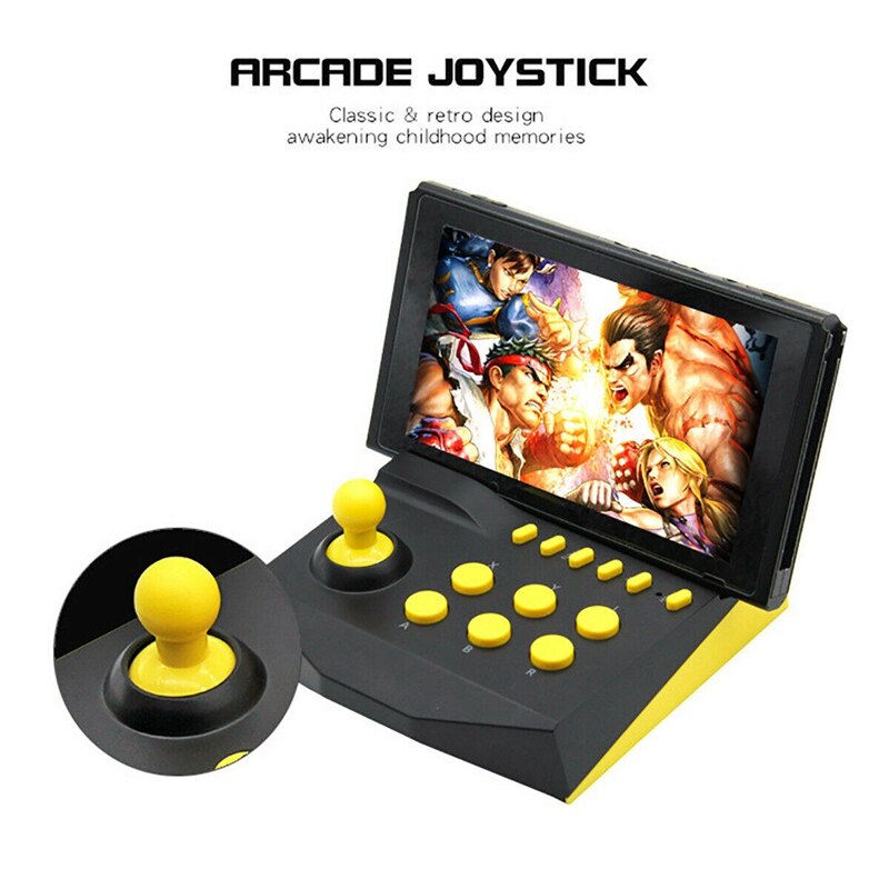 Voor nintendo switch/lite console arcade joystick controller gamepad dockstandaard