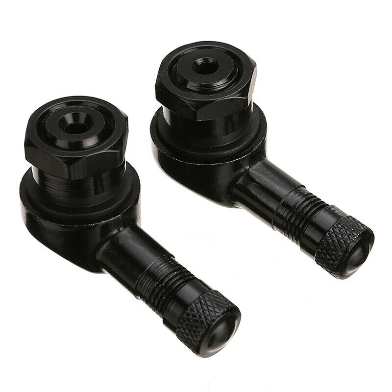 1 par universal motorcykel hjul däck ventiler stam cap luft däck lock 90 grad 17mm cnc aluminium rörlösa ventil stammar 9 färger