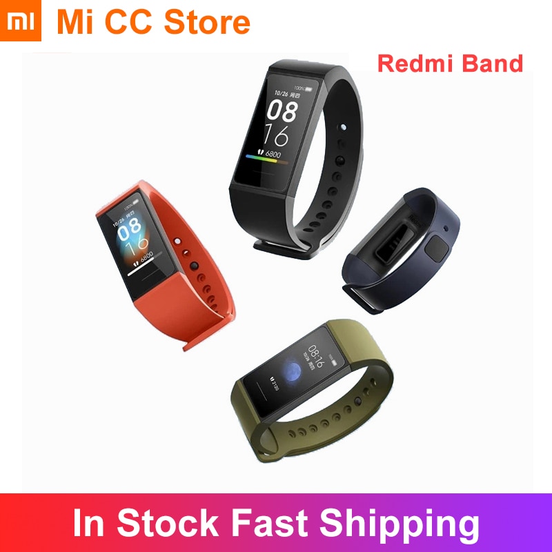 Xiaomi Redmi Band 4 Kleur Smart Polsband Fitness Tracker 1.08 "Kleuren Touchscreen Armband Hartslagmeter Sport Miband