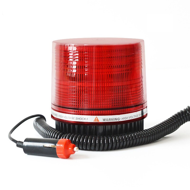 Stroboskop varningsljus varningsblixt beacon nödsignal led varningsljus bil roterande trafik säkerhetsljus magnet takbox: Röd